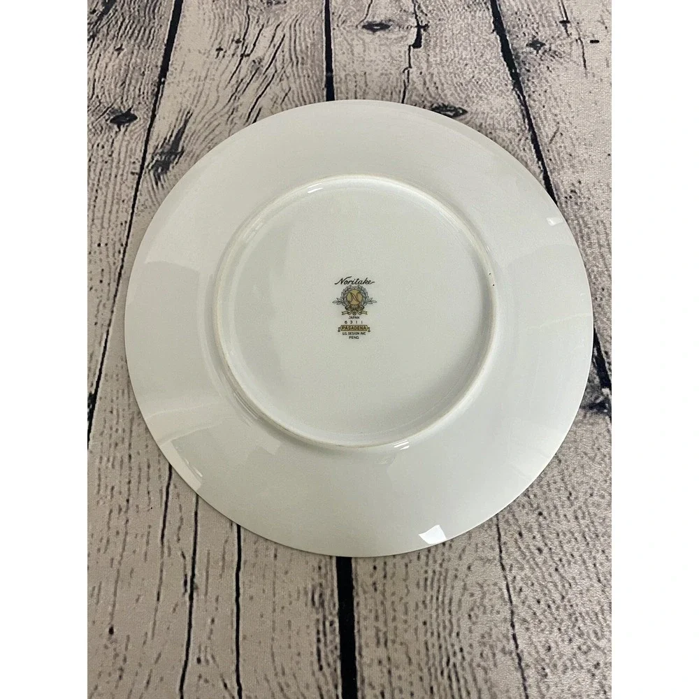 Noritake Pasadena Salad Plates Set of 4 VTG 6311 Pink Rosebud 8 1/4